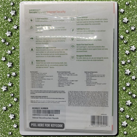 WEBROOT Internet Security {L57} - Picture 2 of 2